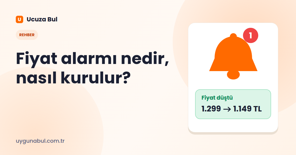 Fiyat alarmı nedir, nasıl kurulur? Zil simgesi ve fiyat düştü bildirimi: 1.299 TL'den 1.149 TL'ye